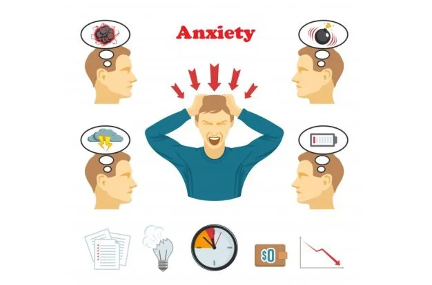 Anxiety illustration